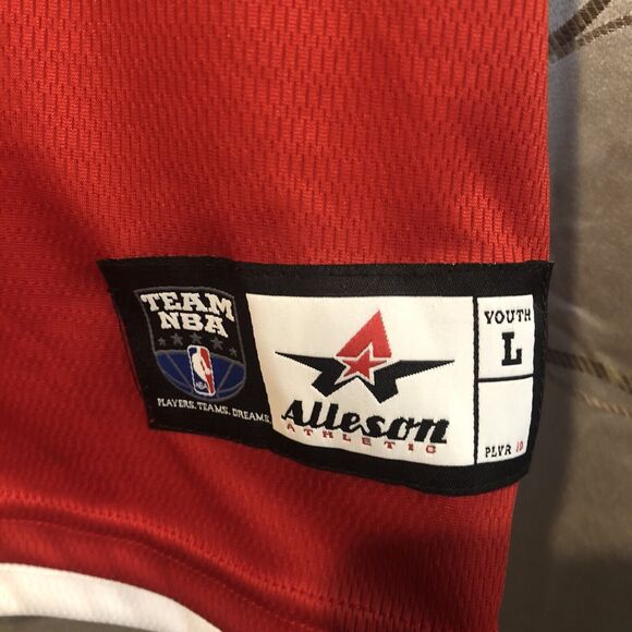 Alleson Houston Rockets Reversible Practice Jersey Youth L NBA Basketball - Picture 3 of 8